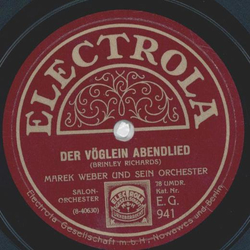 Marek Weber - Der Vöglein Abendlied / Einzug der...