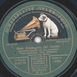 Tanz-Orchester Nicu Vladescu - Mein Blauuglein / Einmal kommt der Tag 