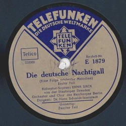 Erna Sack - Die deutsche Nachtigall, Teil I und II