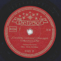 Alois Melichar - Cavalleria rusticana, Teil I und Teil II 