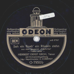 Herbert Ernst Groh - O Mdchen, mein Mdchen / Sah ein Knab ein Rslein stehn