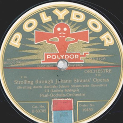 Paul-Godwin-Orchester - Strolling through Johann Strauss Operas Teil III und IV