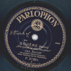 Jan Berlik - Bohéme: Wie eiskalt ist dies Händchen /...