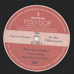 Dresdner Philharmoniker - Peer Gynt-Suite II, Peer Gynts Heimkehr / Solvejgs Lied