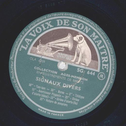 Collection Ages-Memnon - Signaux Divers / Telephone...