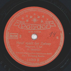 Wolfgang Beutler - Heut spielt der Ziehrer, Potpourri Teil I und II