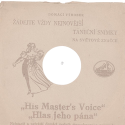 Original HMV Cover fr 25er Schellackplatten A17 B