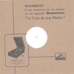 Original HMV Cover fr 25er Schellackplatten A31 A