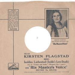 Original HMV Cover fr 25er Schellackplatten A33 B