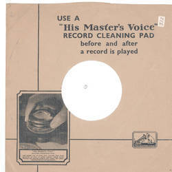 Original HMV Cover fr 25er Schellackplatten A33 B