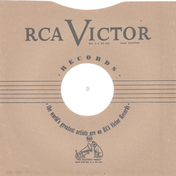 Original Victor/RCA  Cover fr 25er Schellackplatten A16 C