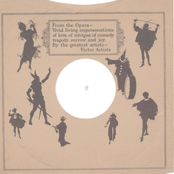 Original Victor/RCA  Cover f�r 25er Schellackplatten A18 B