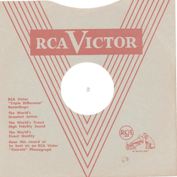 Original Victor/RCA  Cover f�r 25er Schellackplatten A5 C