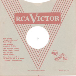 Original Victor/RCA  Cover f�r 25er Schellackplatten A5 C