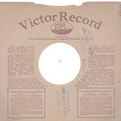 Original Victor/RCA  Cover fr 25er Schellackplatten A5 C