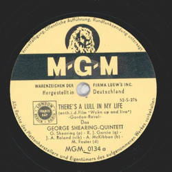 George Shearing Quintett - Theres a lull in my life /...