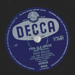 Joan Regan - Can this be Love? / This Ole House