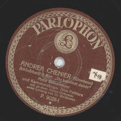 Meta Seinemeyer - Andrea Chenier: Schlußduett 3. Akt: Du...