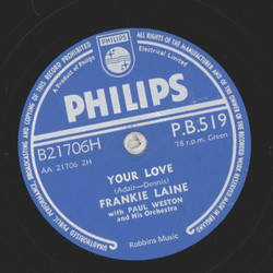 Frankie Laine - Hawk-Eye / Your Love
