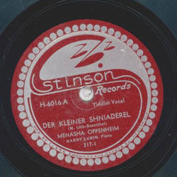 Harry Lubin, Menasha Oppenheim - Der kleiner Shniaderel /...