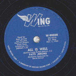 Patti Jerome - One / All is well
