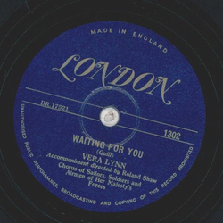 Vera Lynn - I lived when I met you / Waiting for you