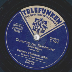 Berliner Philharmoniker: Eugen Jochum - Ouvertüre zu...