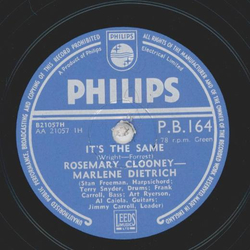 Rosemary Clooney, Marlene Dietrich - Its the same / Dots...