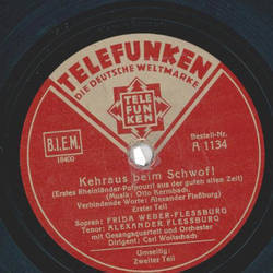Frida-Weber-Fleburg - Kehraus beim Schwof!, Rheinlnder-Potpourri, Teil I und II