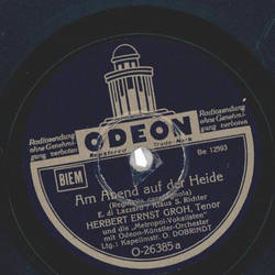 Herbert Ernst Groh / Die Metropol-Vokalisten - Am Abend...