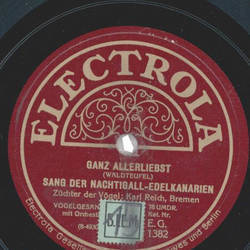 Züchter Karl Reich - Ganz Allerliebst, Sang der...