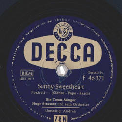 Die Texas-Sänger / Die Alicantos - Sunny-Sweetheart /...