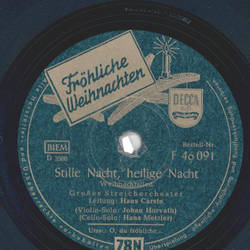 Groes Streichorchester - Stille Nacht, heilige Nacht /  O du frhliche, oh du selige