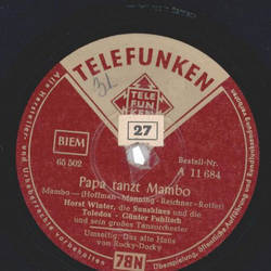 Horst Winter - Das alte Haus von Rocky-Docky / Papa tanzt Mambo