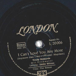 Trudy Richards - The Breeze / I canT love you any more