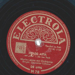 Mario Lanz - Holde Aida / Mamma mia