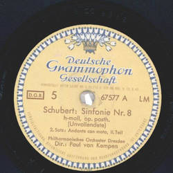 Paul van Kempen - Schubert: Sinfonie Nr.8 2. Satz Teil II / Teil III