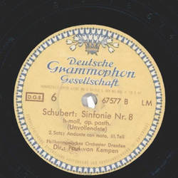 Paul van Kempen - Schubert: Sinfonie Nr.8 2. Satz Teil II / Teil III