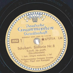 Paul van Kempen - Schubert: Sinfonie Nr.8