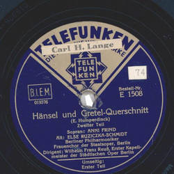 Anni Frind - Hnsel und Gretel Querschnitt Teil I und II