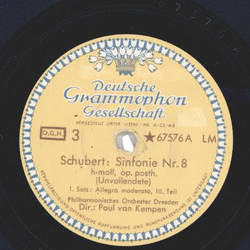 Paul van Kempen - Schubert: Sinfonie Nr.8