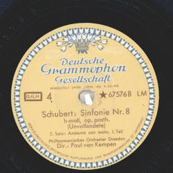 Paul van Kempen - Schubert: Sinfonie Nr.8