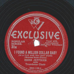 Herb Jeffries - I found a million Dollar Baby / Estrellita