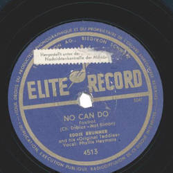 Eddie Brunner - No can do / Chickery Chick
