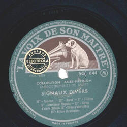 Collection Ages-Memnon - Signaux Divers / Telephone...