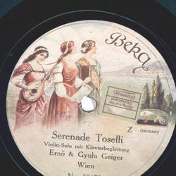Ern & Gyula Geiger - Serenade Toselli / Rumnisches...