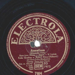 Hans-Arno Simon - Anneliese / Ach, sag doch nicht immer...