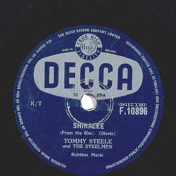 Tommy Steele - Shiralee / Grandad`s Rock