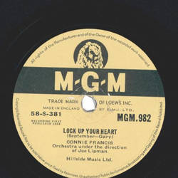 Connie Francis - Im Sorry I Made You Cry / Lock Up Your Heart