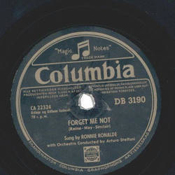 Ronnie Ronalde - Forget Me Not / The Yodeling Whistler